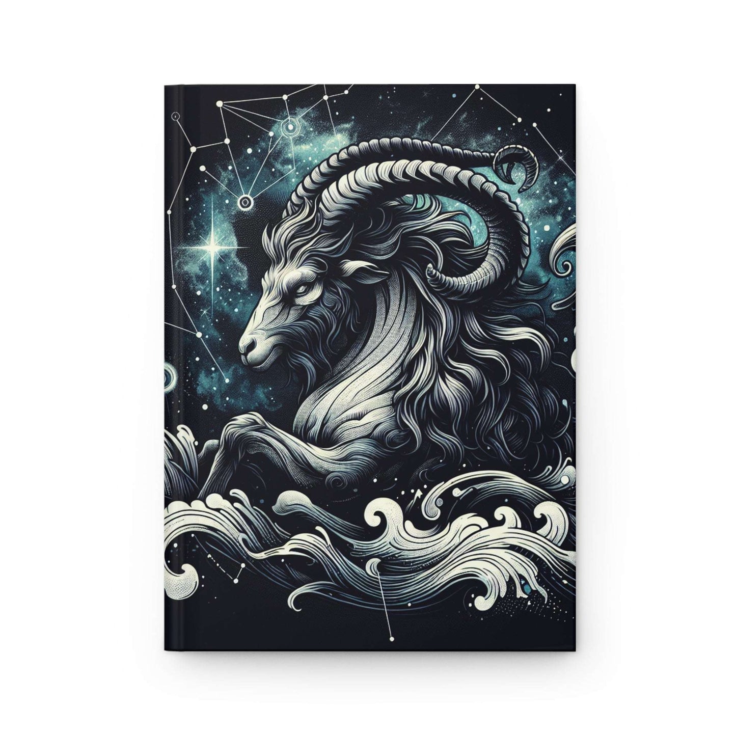 Astrological Capricorn Hardcover Journal - Cosmic Design for Creatives and Stargazers