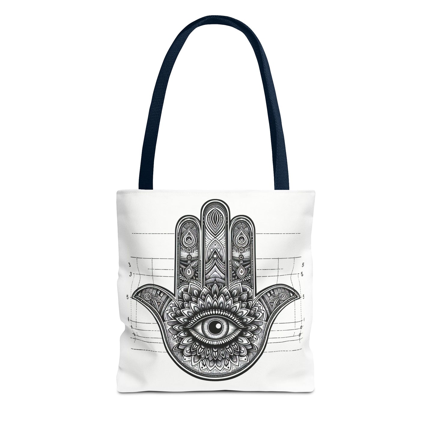 Mystical Boho Hand Tote Bag - Eye Design for Spiritual Travelers