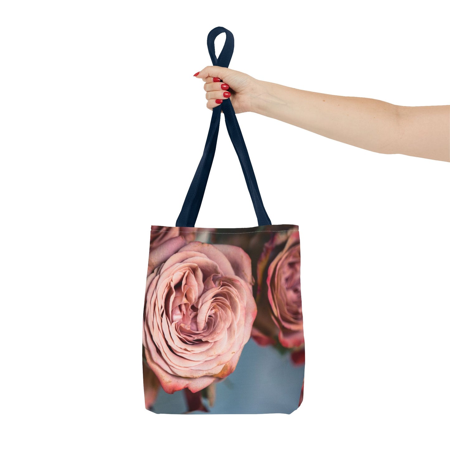 Elegant Floral Tote Bag - Vintage Rose Design for Everyday Use