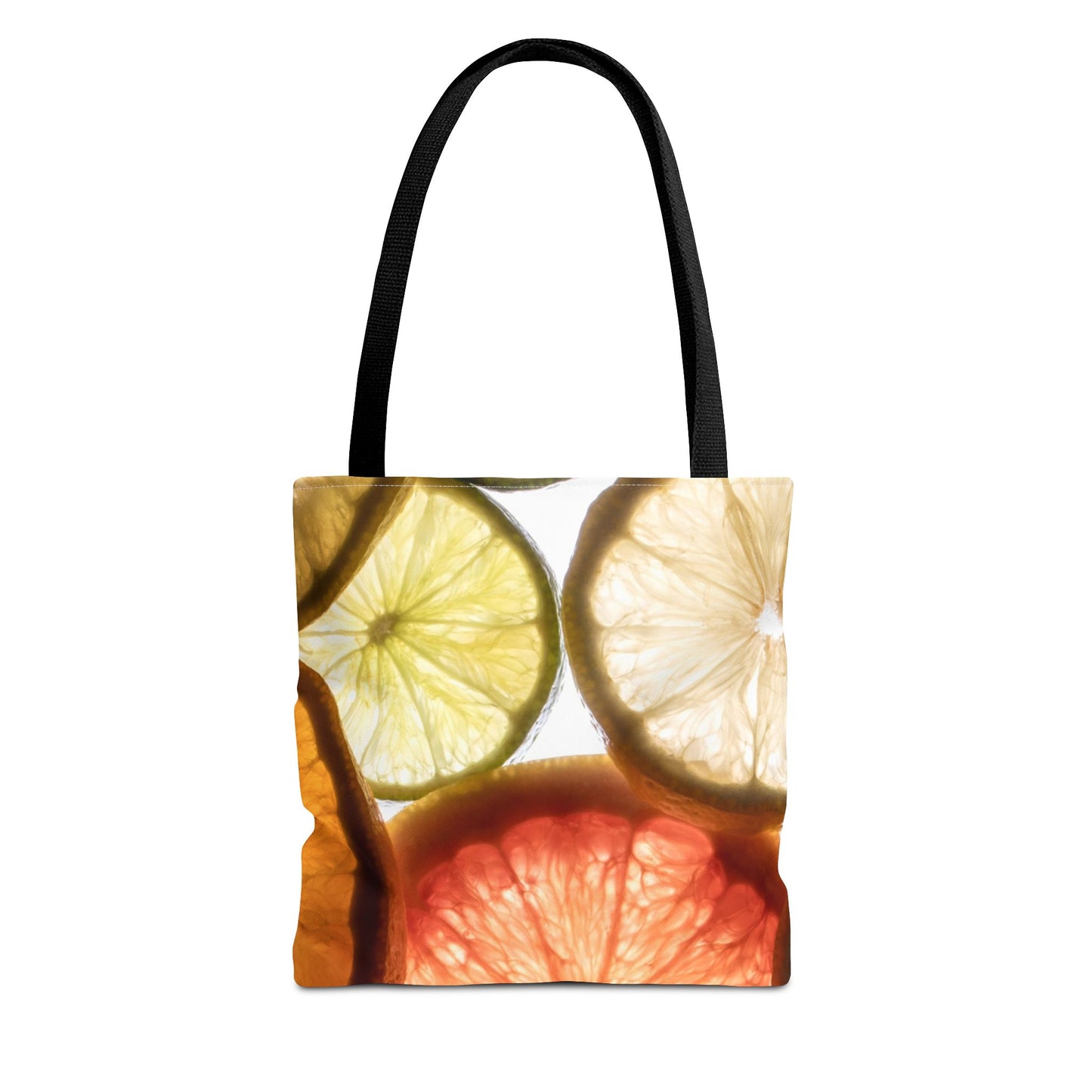 Colorful Citrus Fruits Tote Bag - Eco-Friendly Shopping Tote for Fruit Lovers