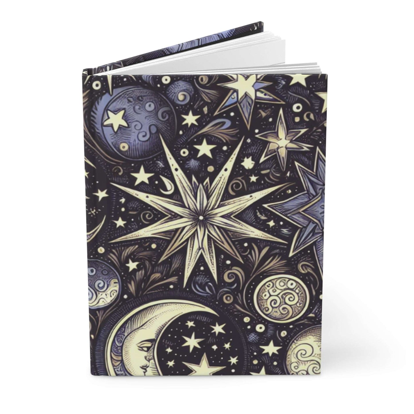 Celestial Dreams Hardcover Journal - Night Sky Design for Stargazers