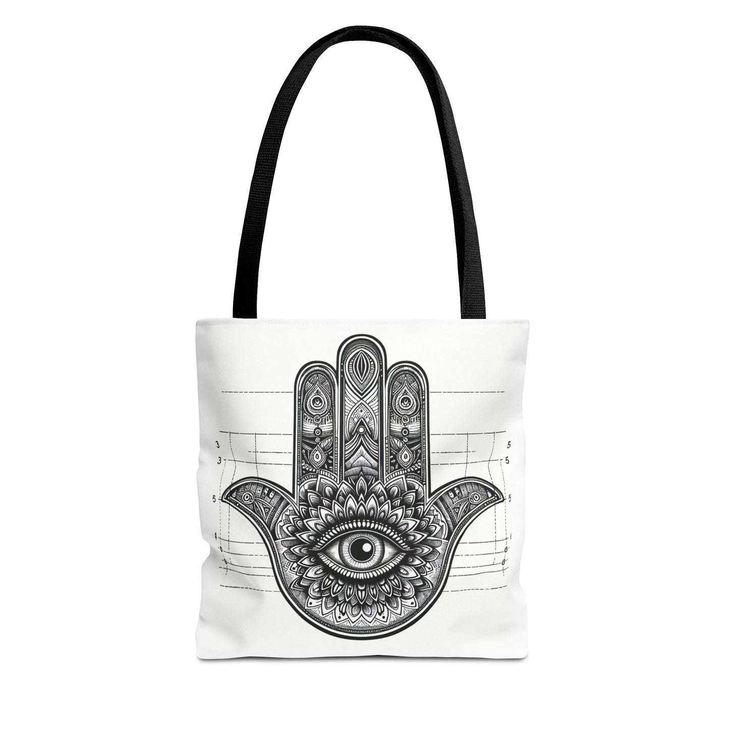 Mystical Boho Hand Tote Bag - Eye Design for Spiritual Travelers