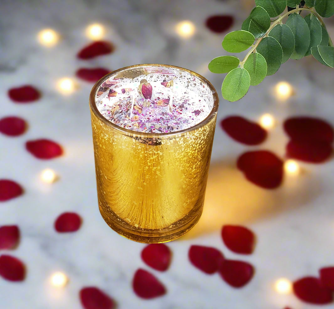 Boho Luxe 24K Gold Candle