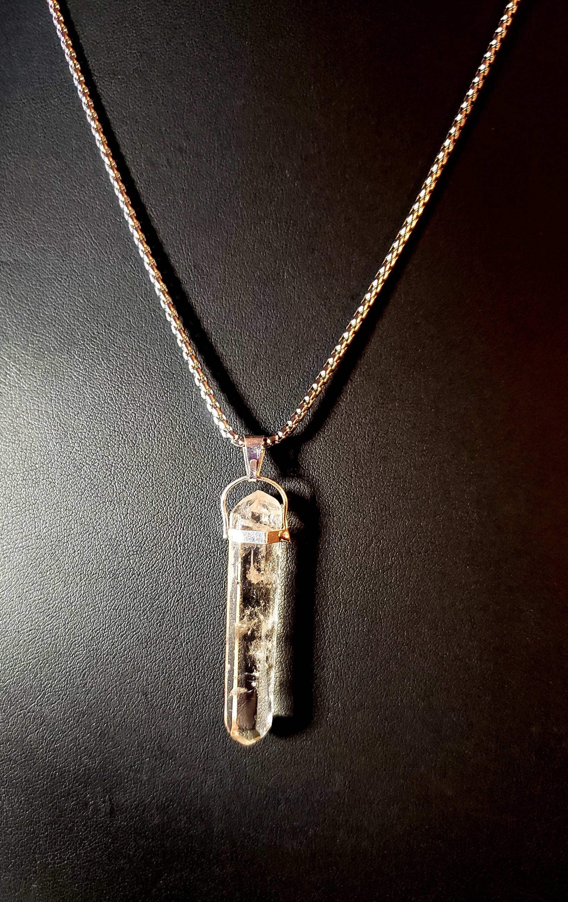 Smokey Quartz Point necklace