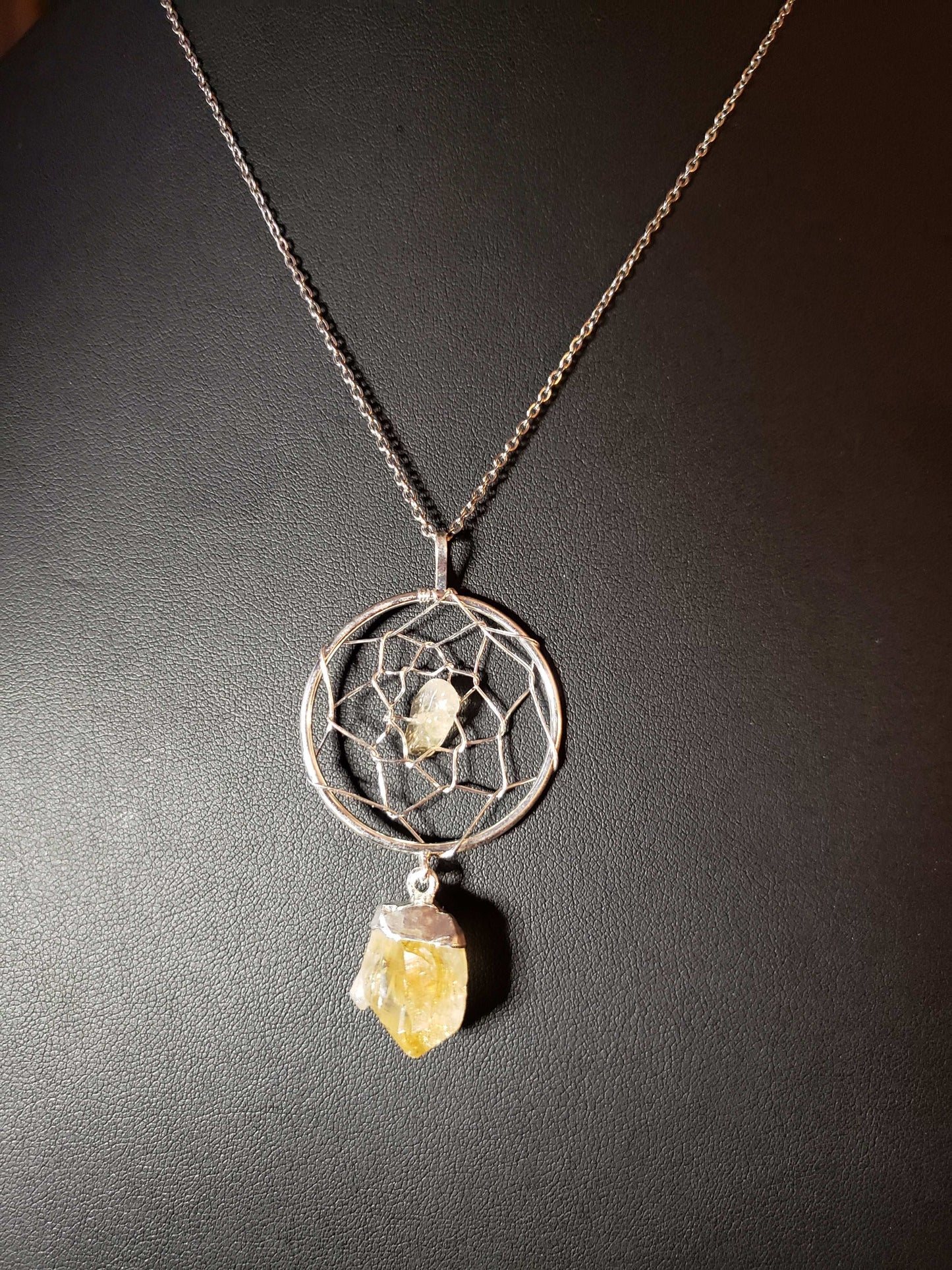 Citrine Dreamcatcher Necklace