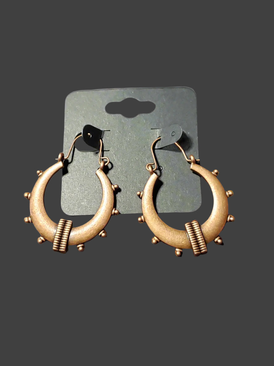 Antique Copper  Earrings