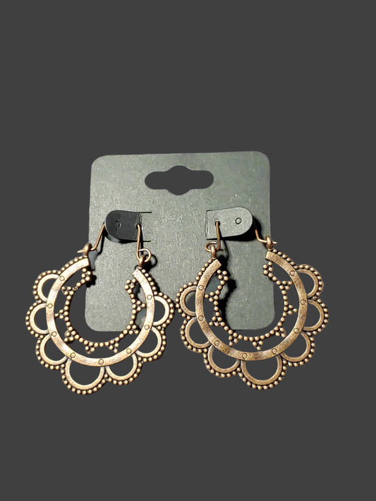 Antique Copper  Earrings