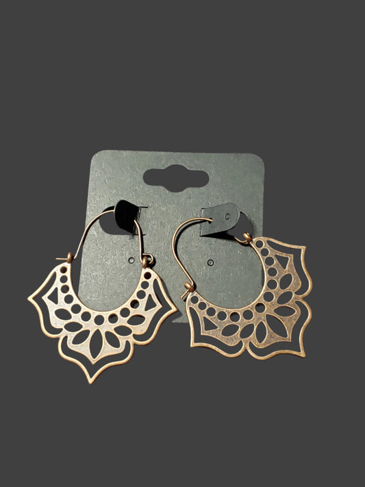 Antique Copper  Earrings