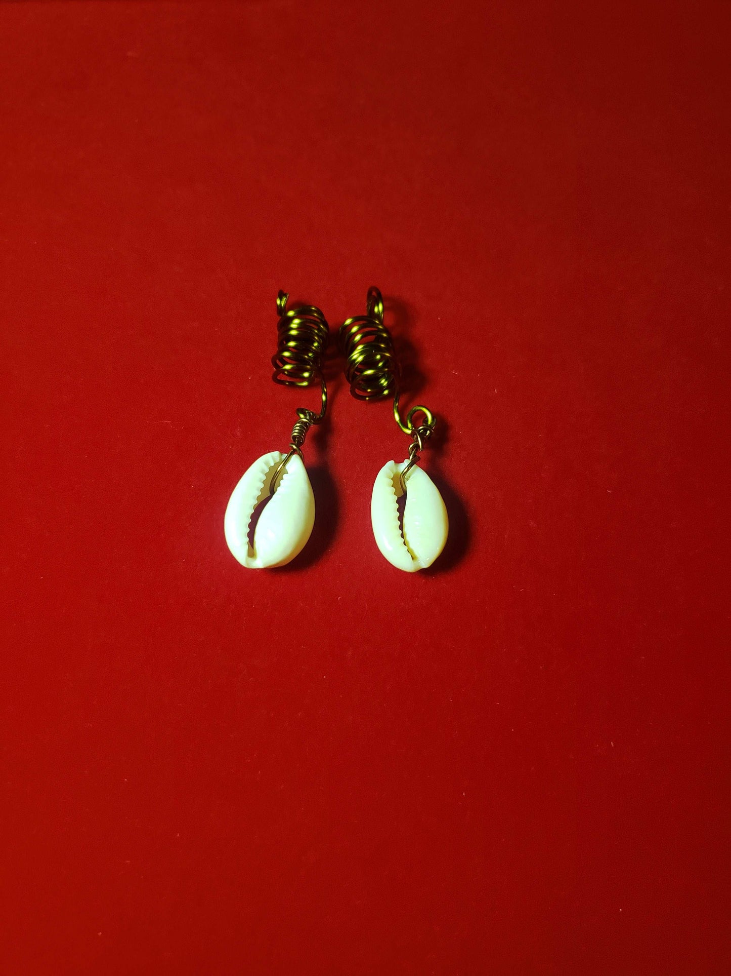 Cowrie Shell Hair Jewelry