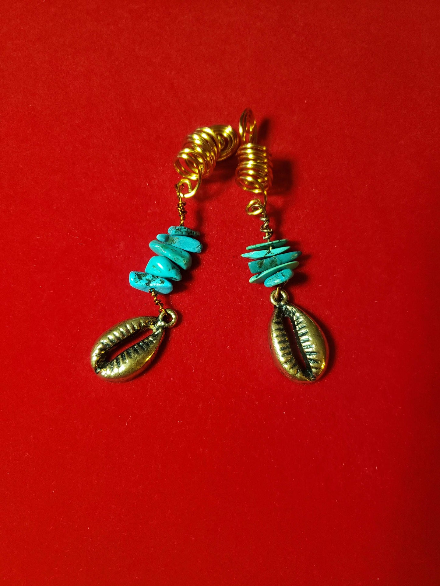 Turquoise Crystal Hair Jewelry