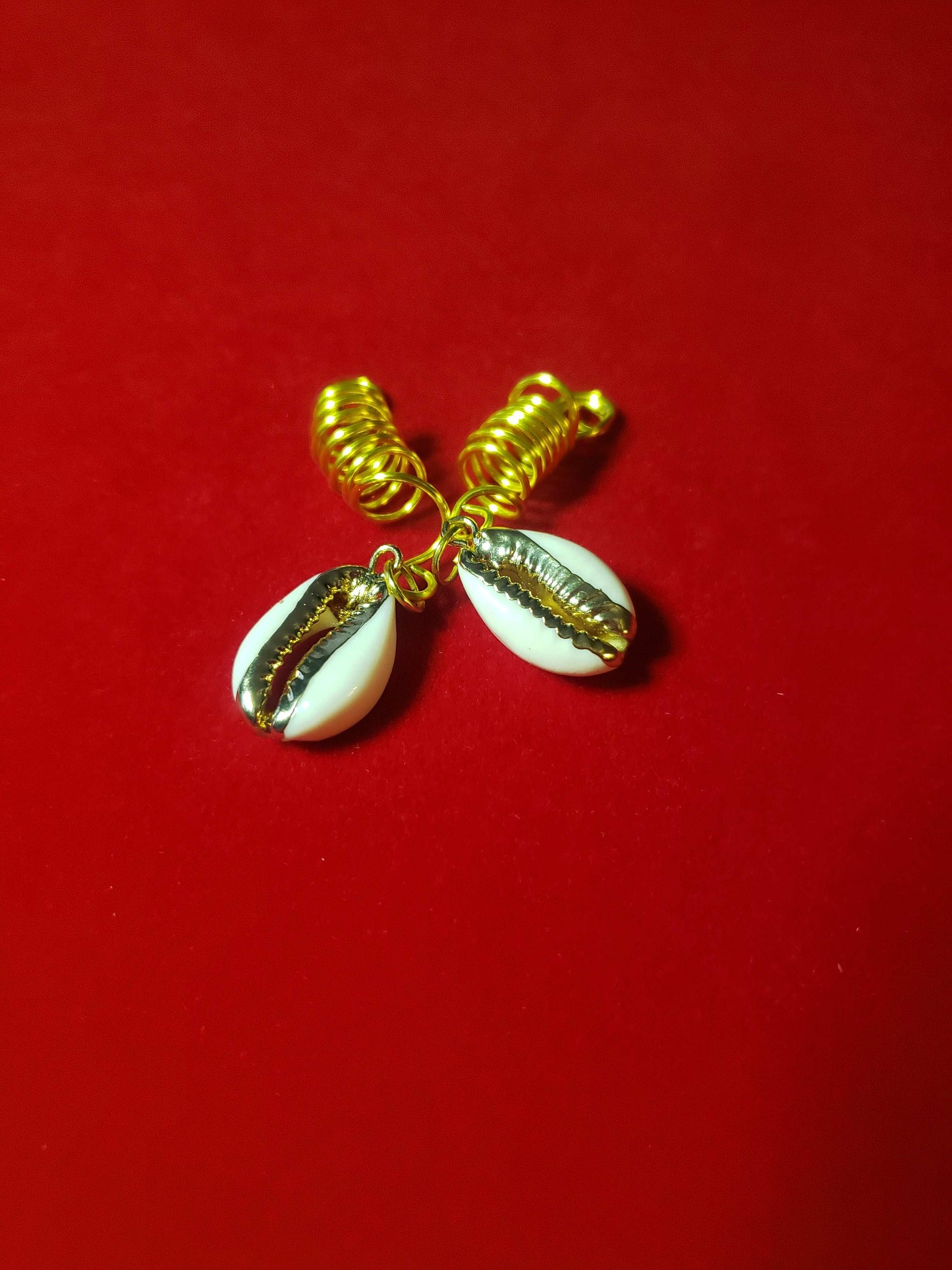 Cowrie Shell Hair Jewelry