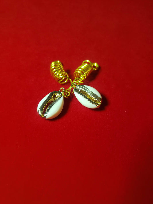 Cowrie Shell Hair Jewelry