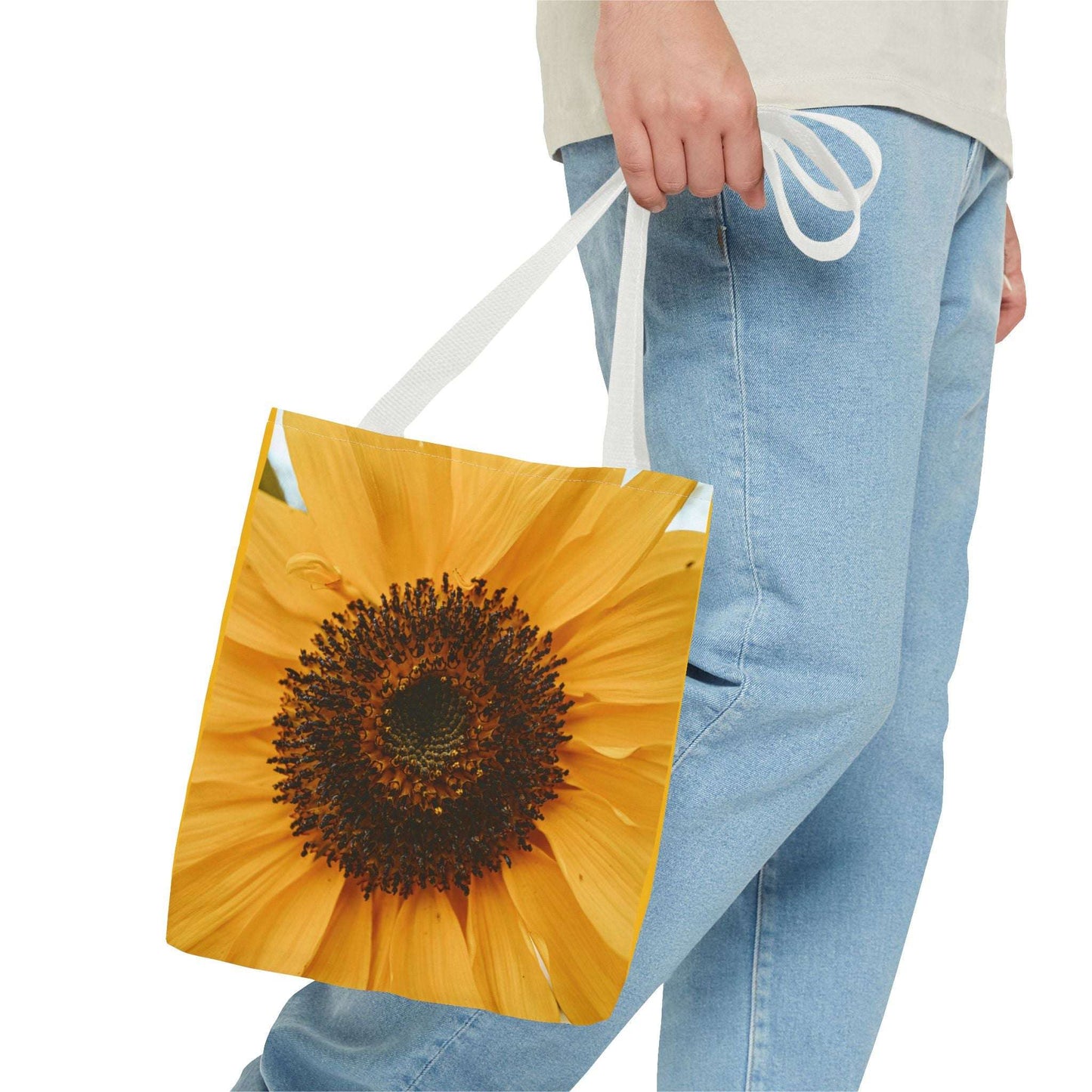 Sunflower Tote Bag - Vibrant Floral Reusable Shopping Bag