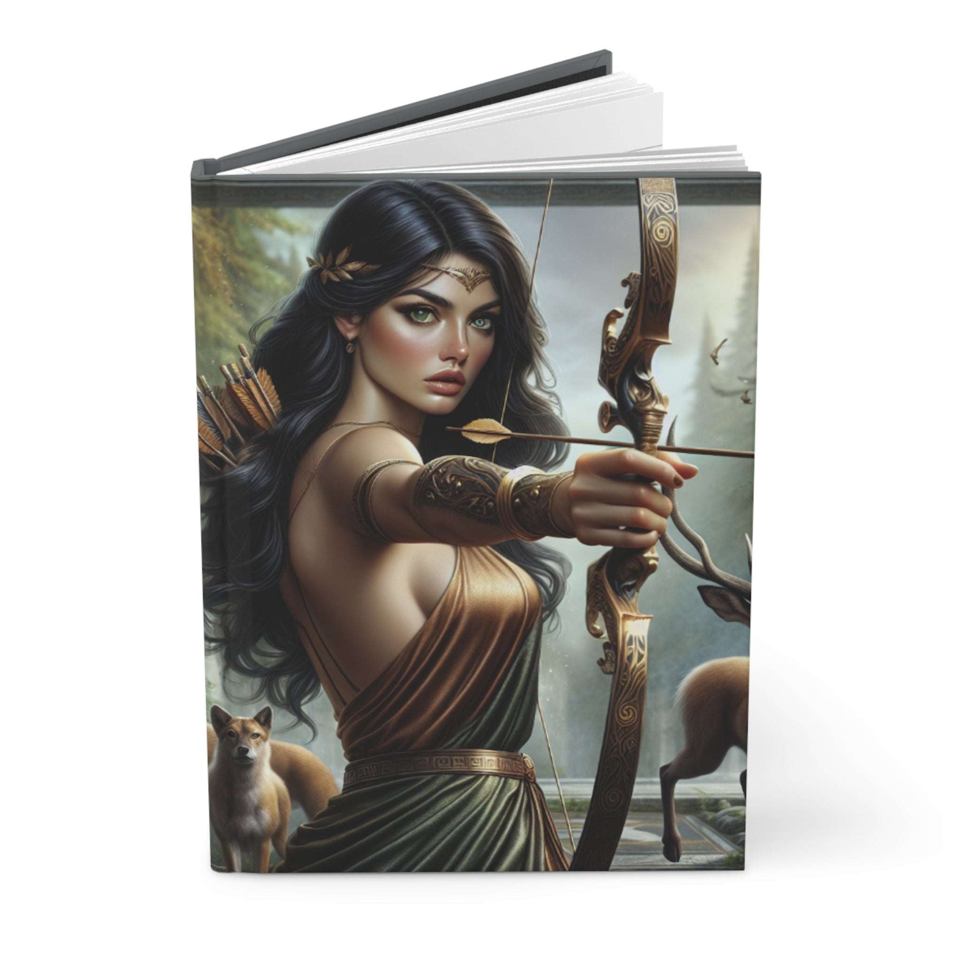 Mystical Archer Hardcover Journal - Ideal for Fantasy Enthusiasts