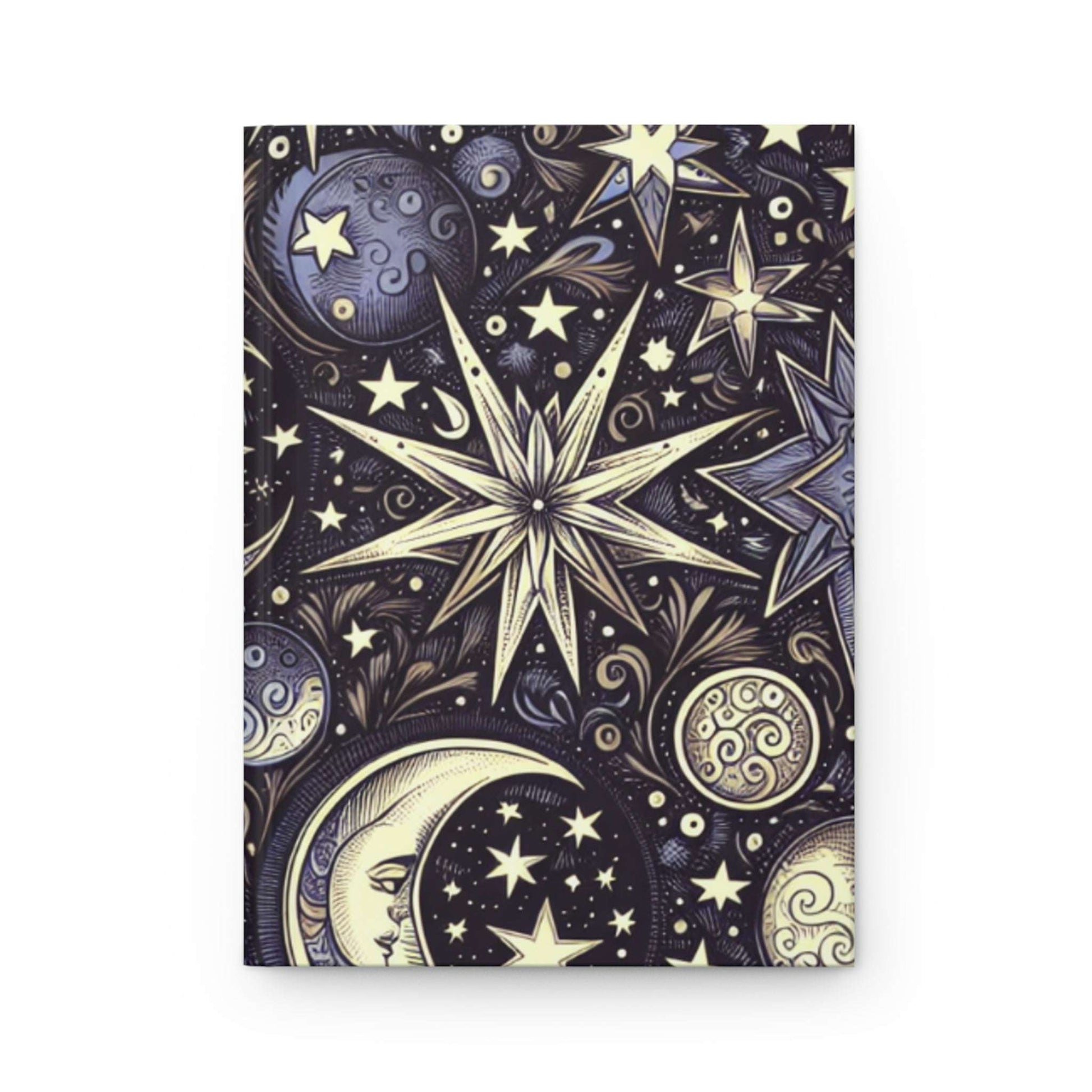 Celestial Dreams Hardcover Journal - Night Sky Design for Stargazers