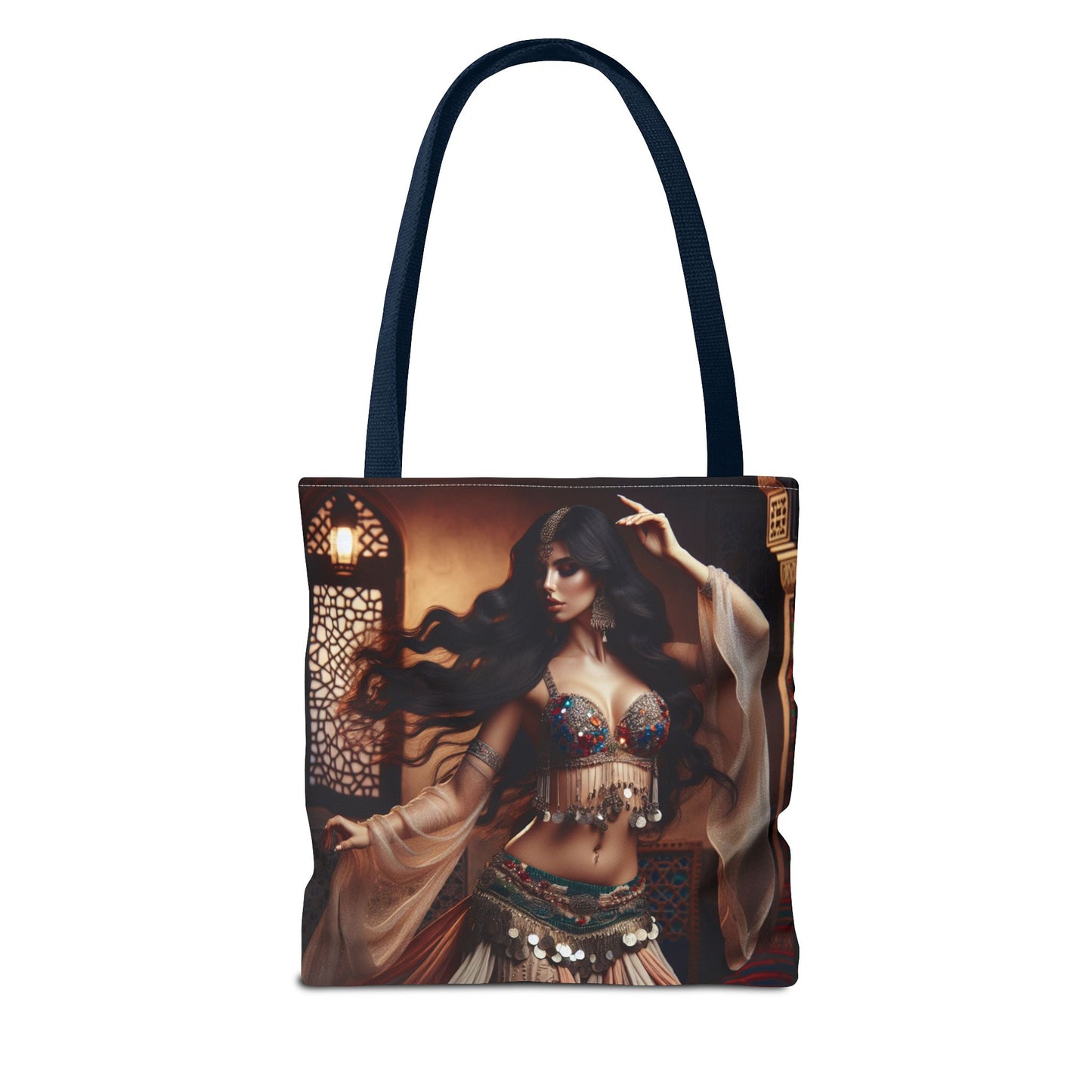 Bohemian Belly Dance Tote Bag - Stylish and Artistic Carryall for Festival Lovers