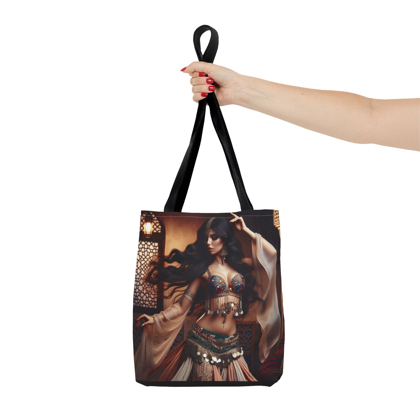 Bohemian Belly Dance Tote Bag - Stylish and Artistic Carryall for Festival Lovers