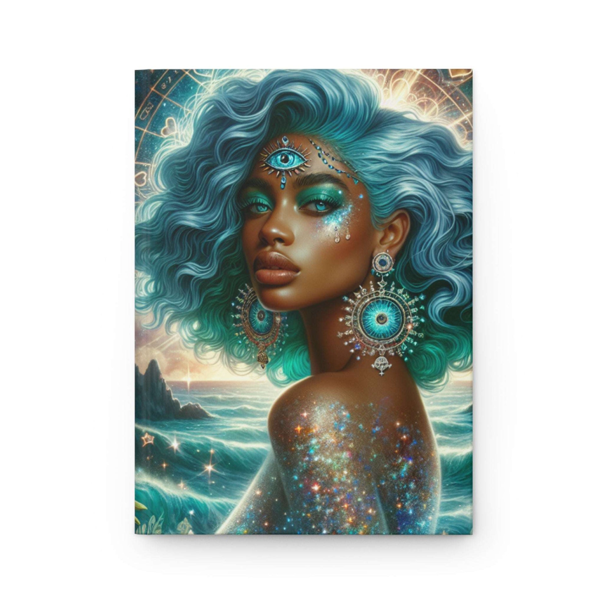 Cosmic Goddess Hardcover Journal - Inspirational & Artistic Design