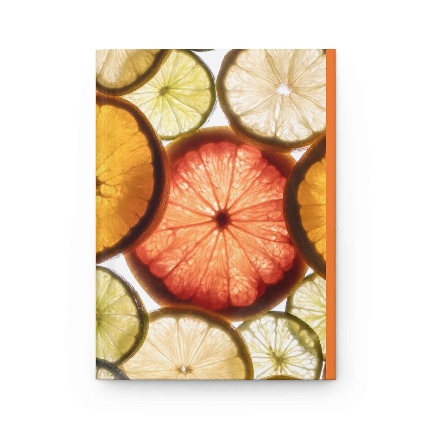 Citrus Slice Hardcover Journal - Vibrant Fruit Design for Creative Note-Taking