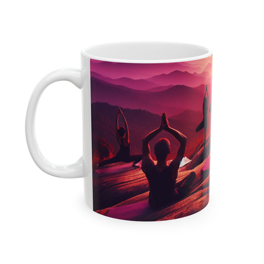 Yoga Theme Mug, (11oz, 15oz)