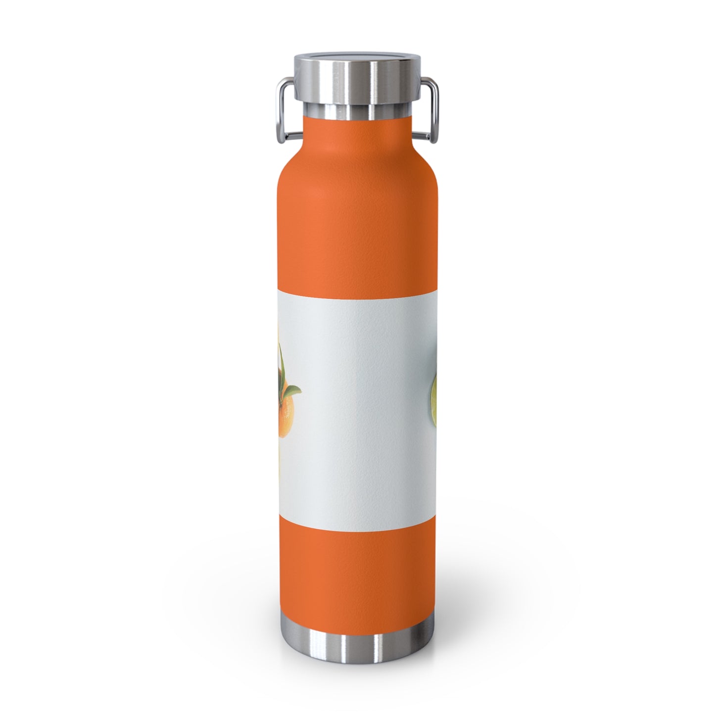 Citrus Splash Insulated Water Bottle - 22oz Copper Vacuum Flask