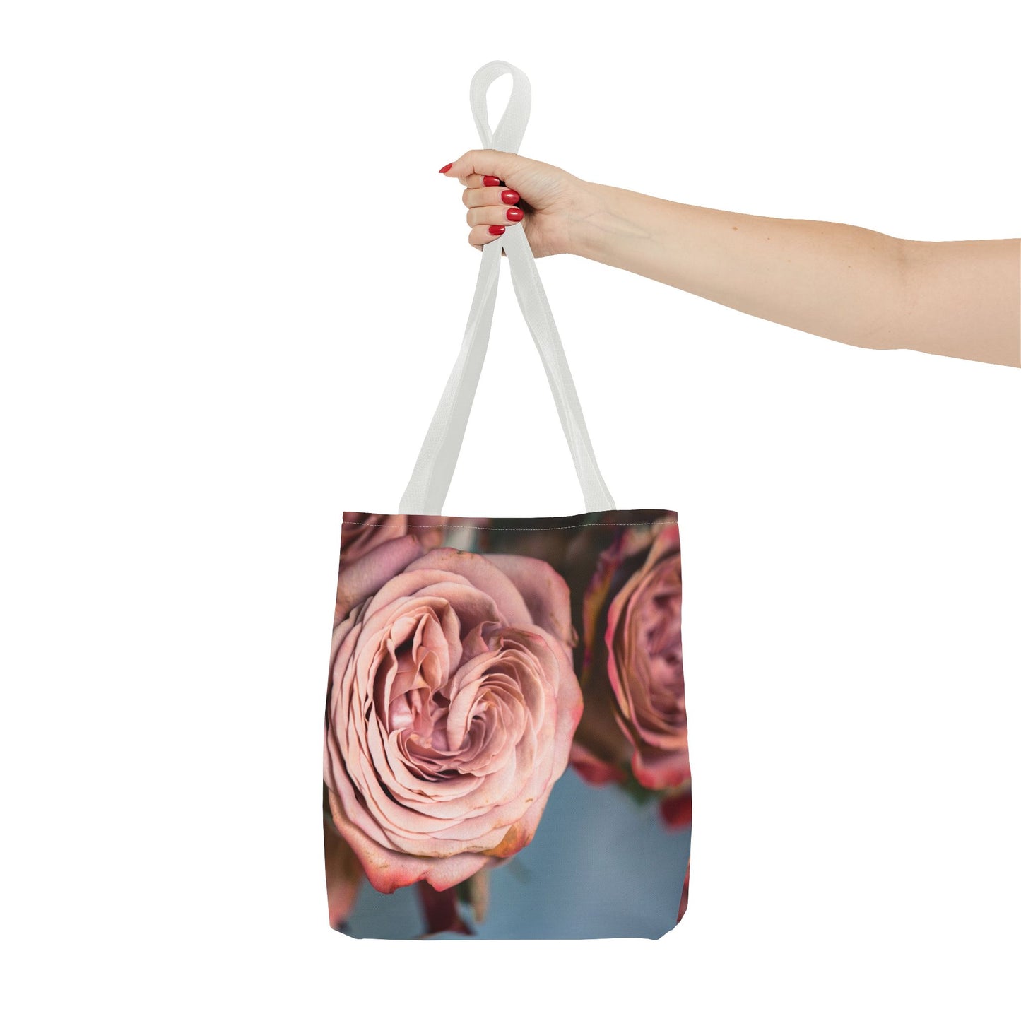 Elegant Floral Tote Bag - Vintage Rose Design for Everyday Use