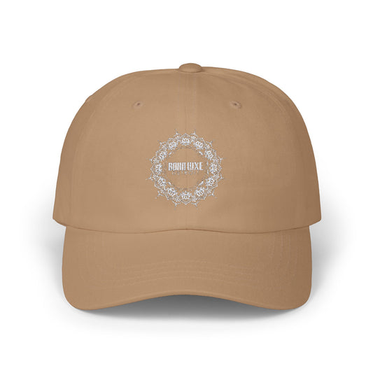 Classic Dad Cap with Intricate Floral Pattern - Stylish Everyday Accessory