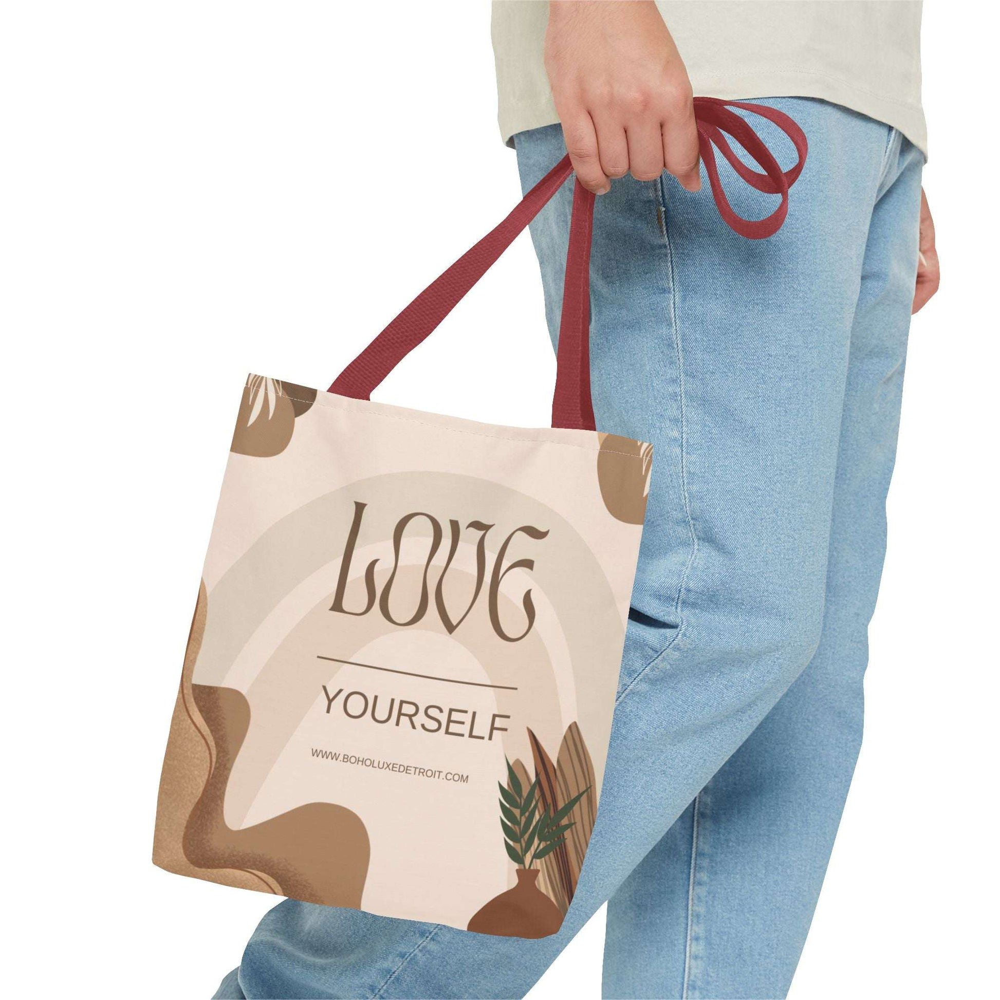 Love Yourself Eco-Friendly Tote Bag - Stylish and Inspirational Carryall