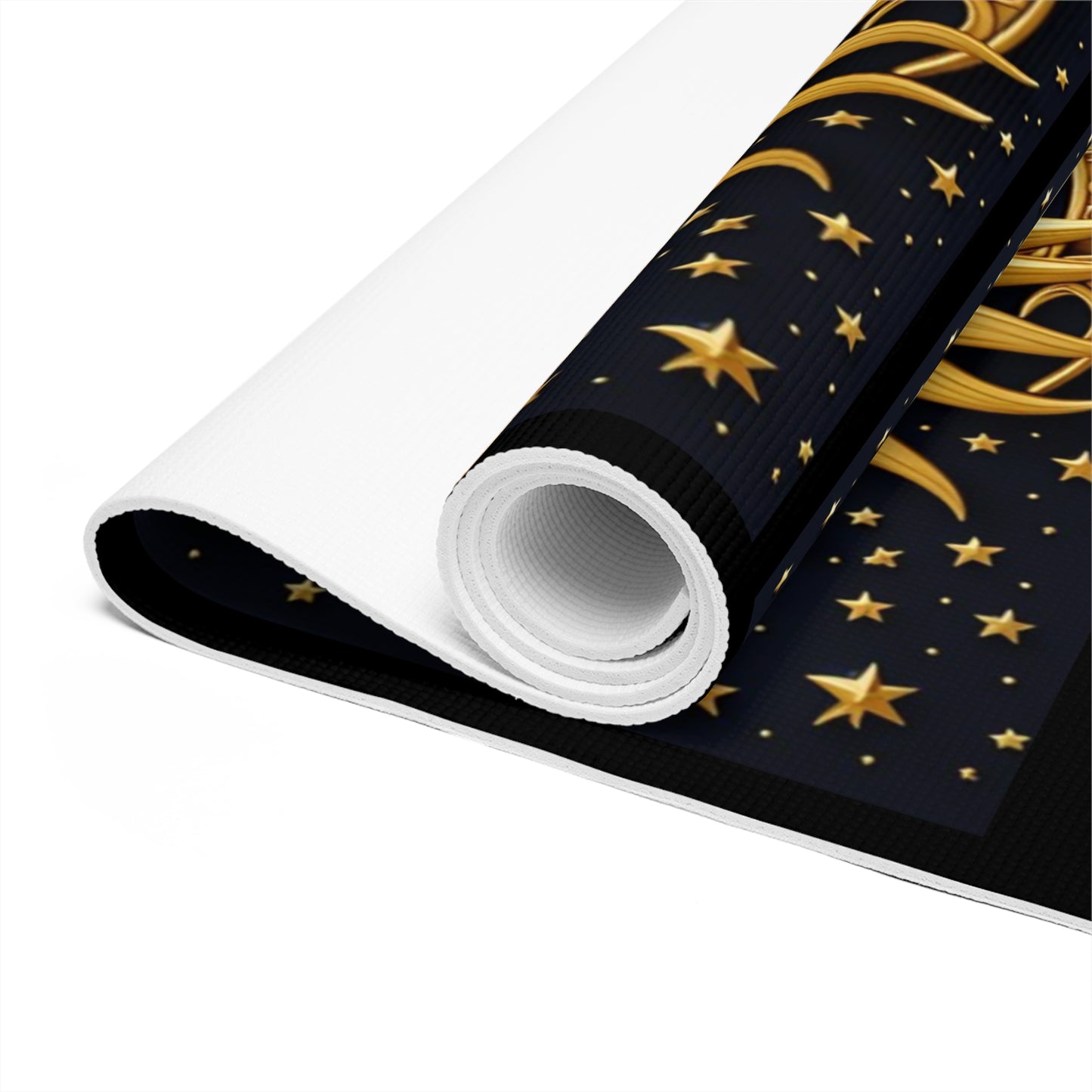 Celestial Sun & Moon Foam Yoga Mat - Inspirational Fitness Gear for Mindful Practice