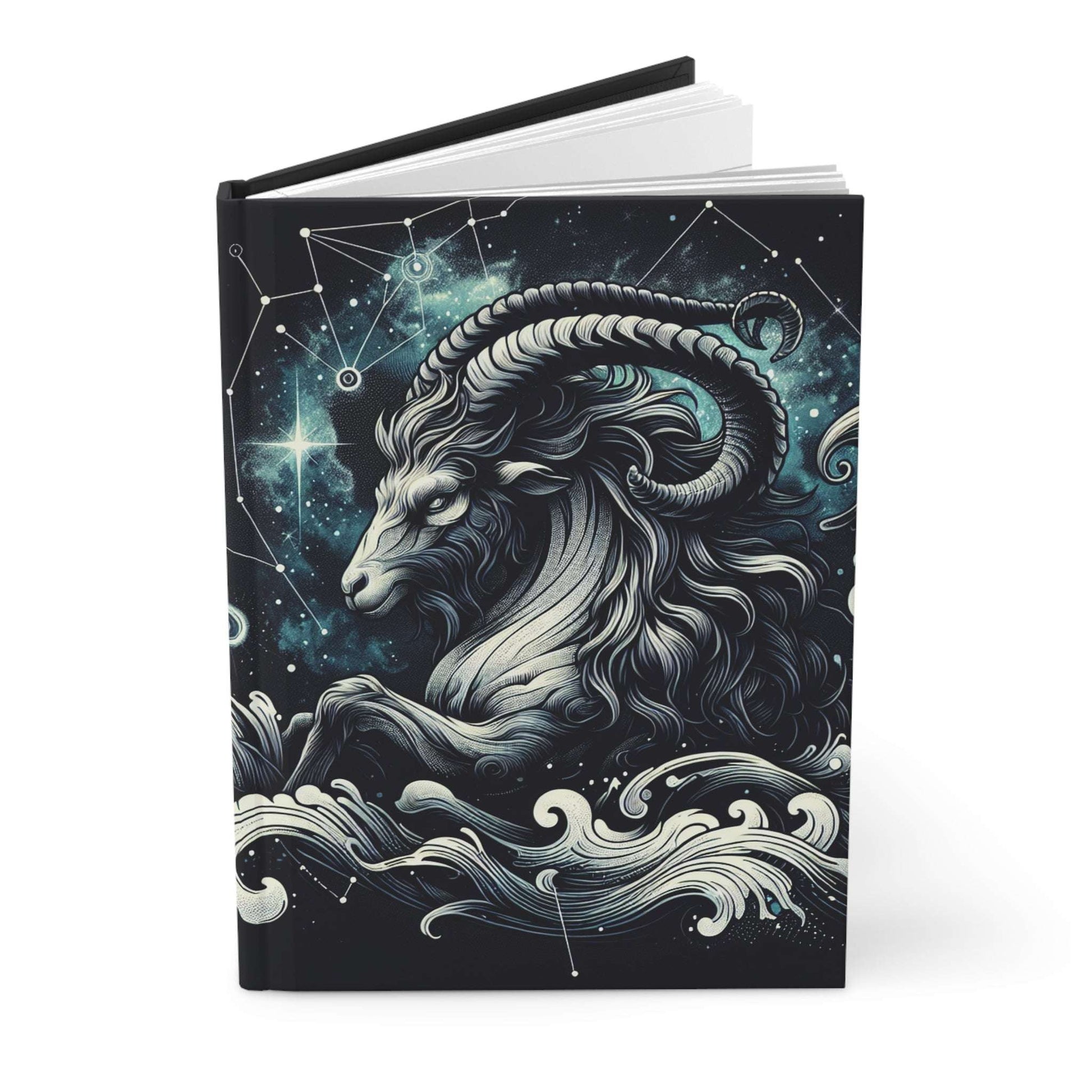 Astrological Capricorn Hardcover Journal - Cosmic Design for Creatives and Stargazers