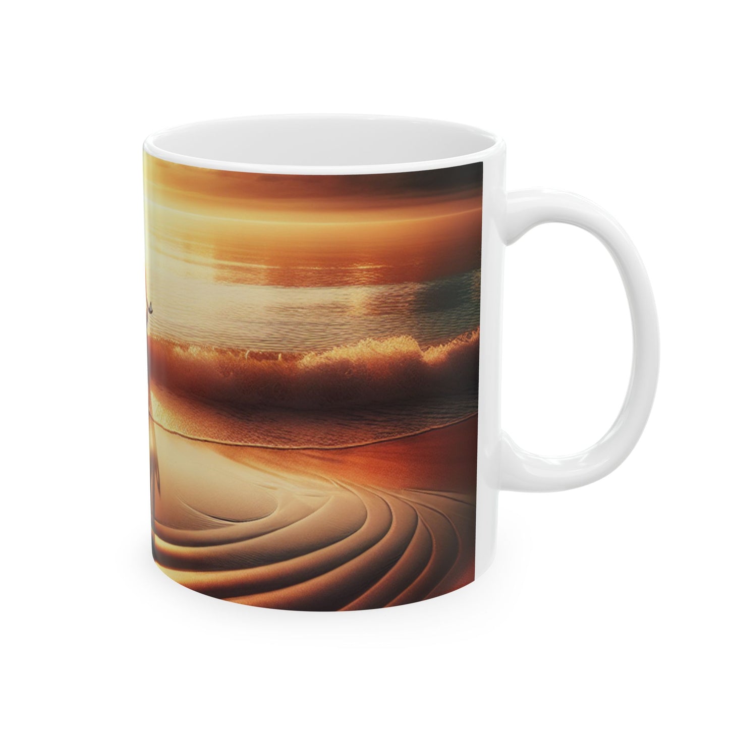 Yoga Sunset Mug, (11oz, 15oz)