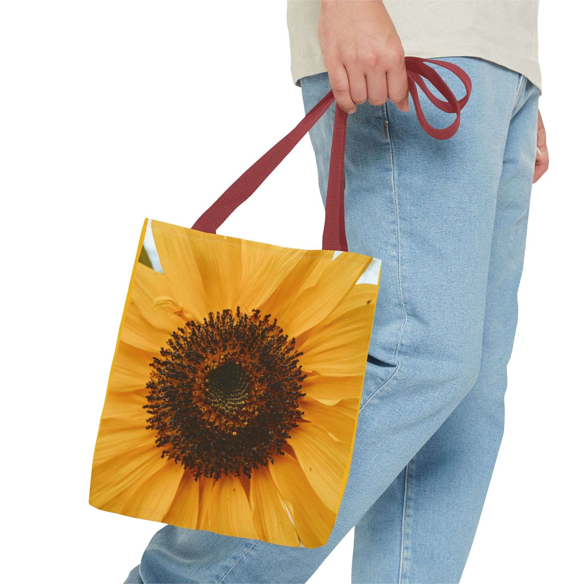 Sunflower Tote Bag - Vibrant Floral Reusable Shopping Bag