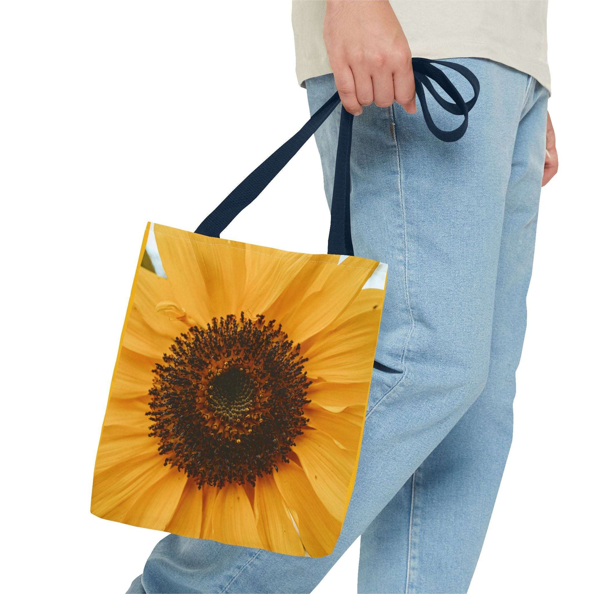 Sunflower Tote Bag - Vibrant Floral Reusable Shopping Bag