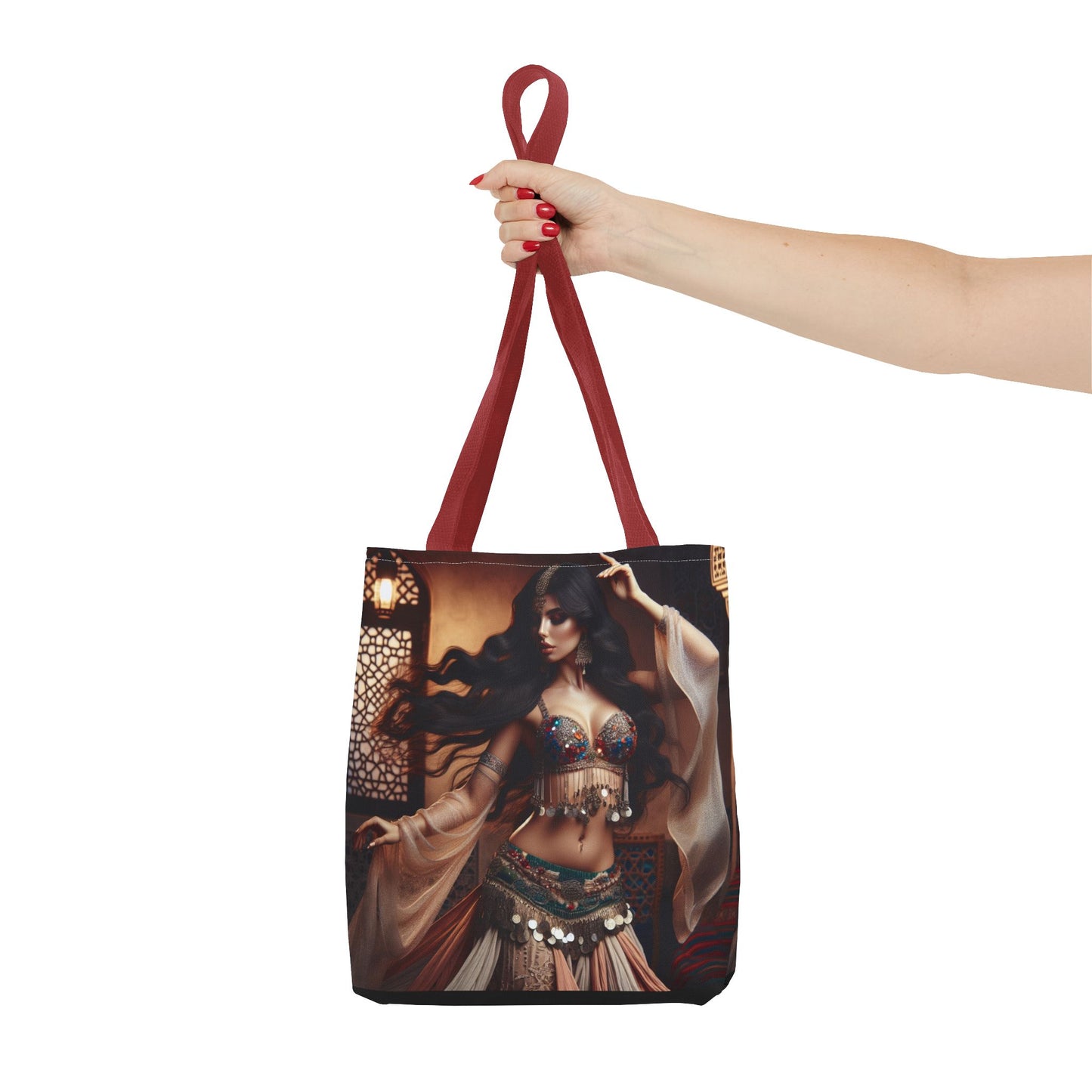 Bohemian Belly Dance Tote Bag - Stylish and Artistic Carryall for Festival Lovers