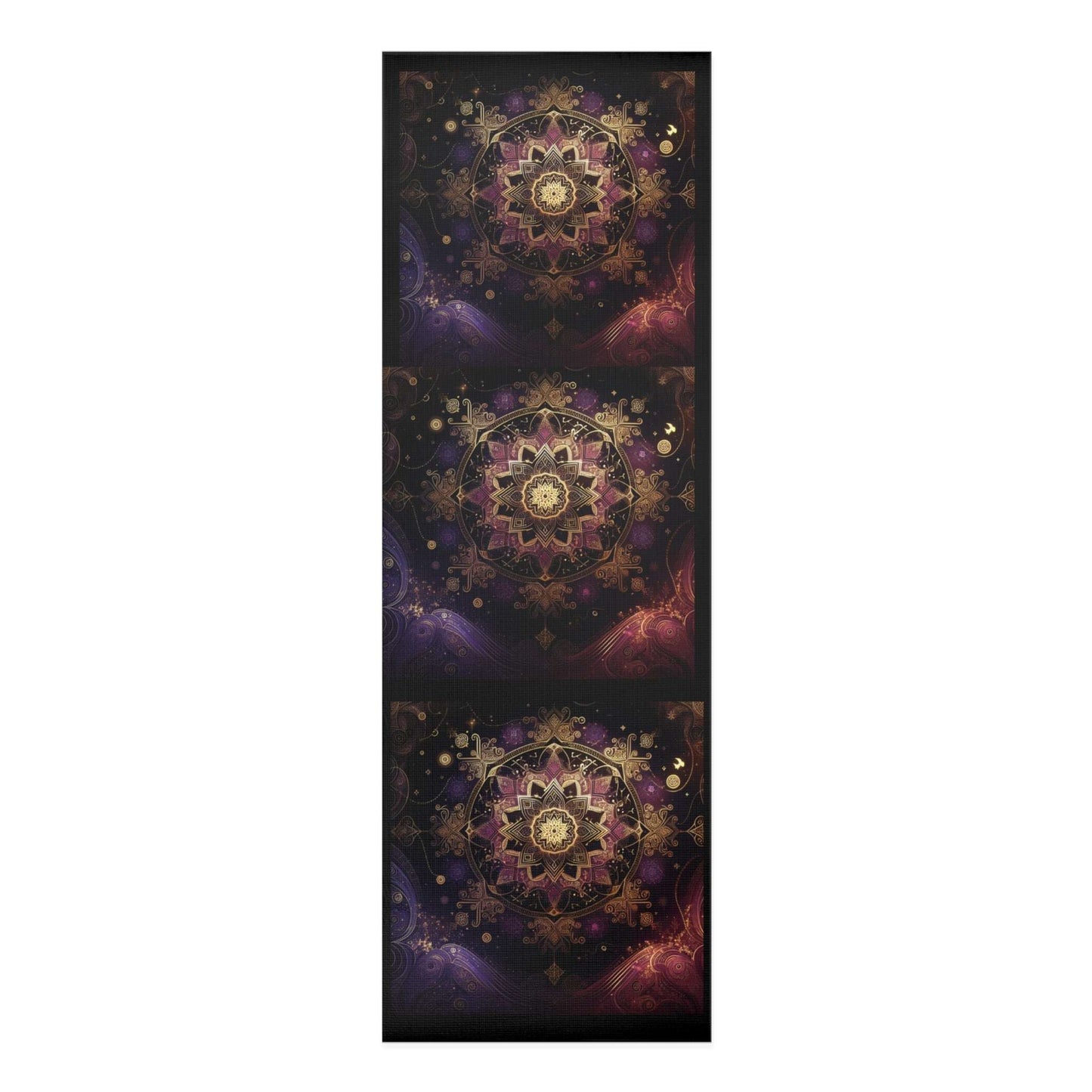 Mandala Foam Yoga Mat - Non Slip Exercise Mat for Mindfulness and Wellness