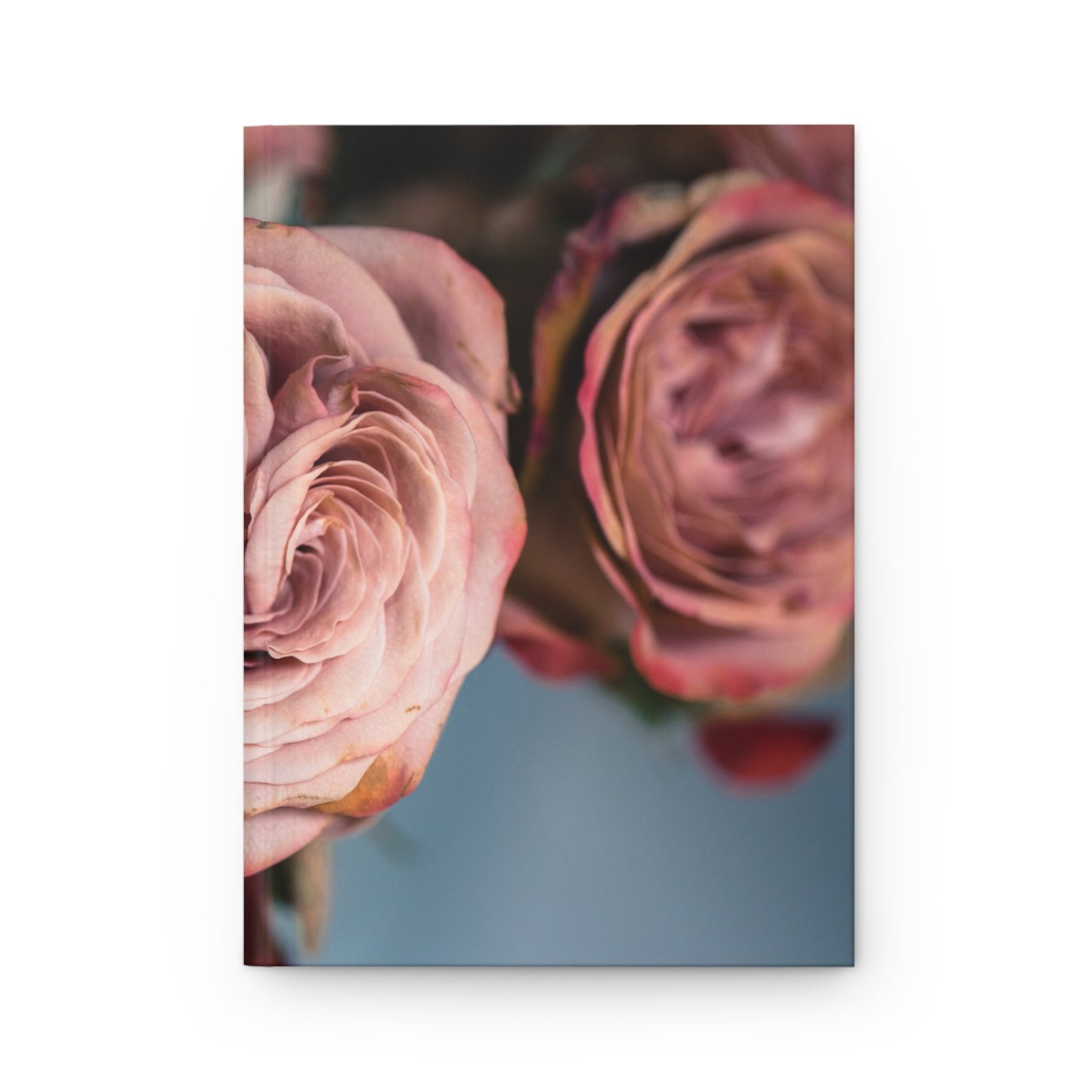 Blush Rose Hardcover Journal – Elegant Floral Design for Creative Minds