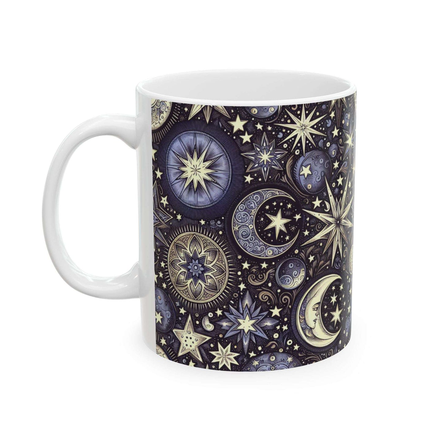 Celestial Design Ceramic Mug - 11oz