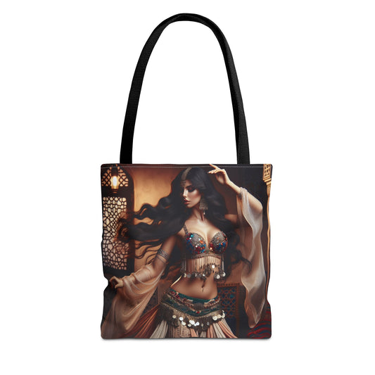 Bohemian Belly Dance Tote Bag - Stylish and Artistic Carryall for Festival Lovers