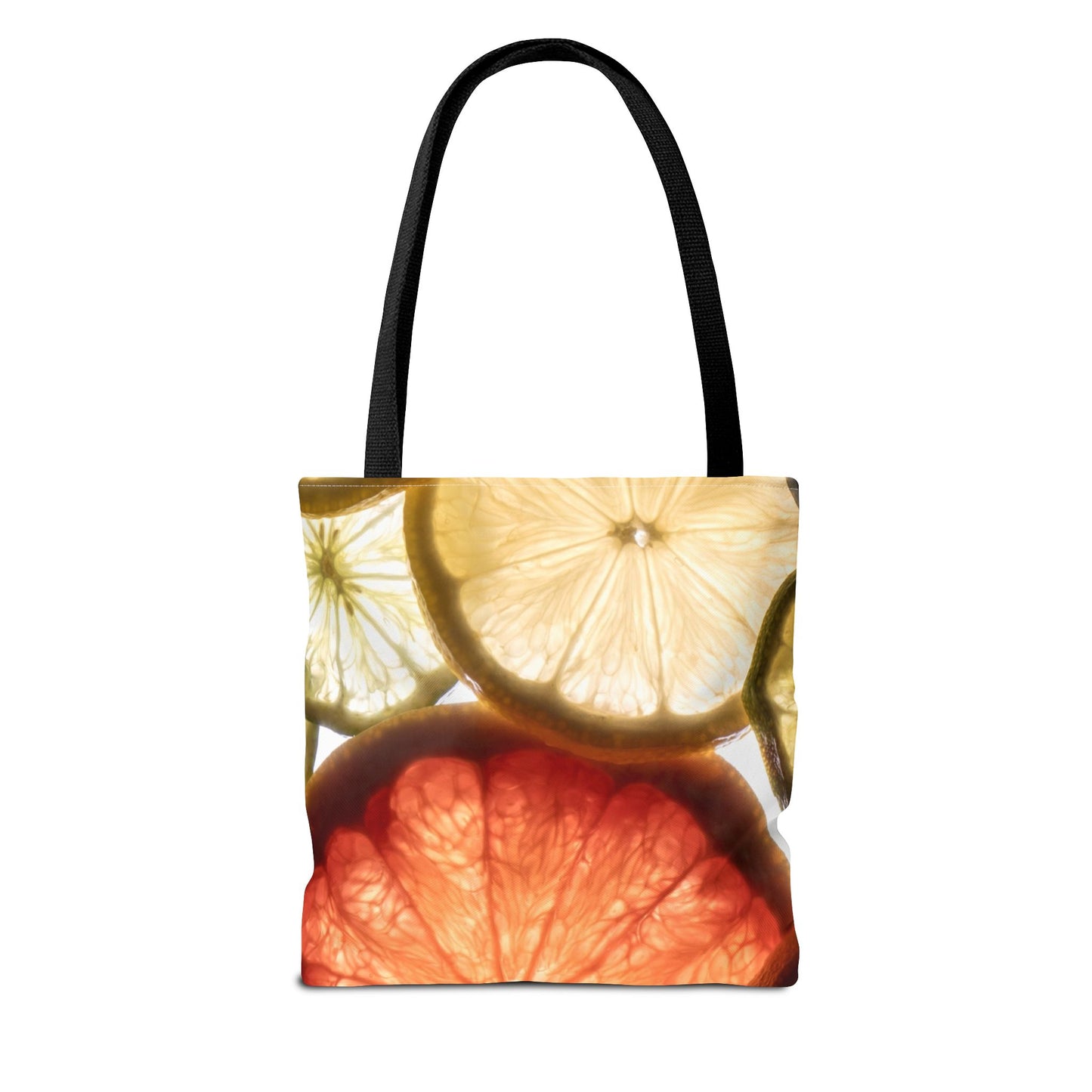 Colorful Citrus Fruits Tote Bag - Eco-Friendly Shopping Tote for Fruit Lovers