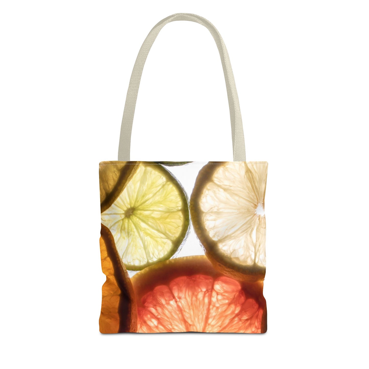 Colorful Citrus Fruits Tote Bag - Eco-Friendly Shopping Tote for Fruit Lovers