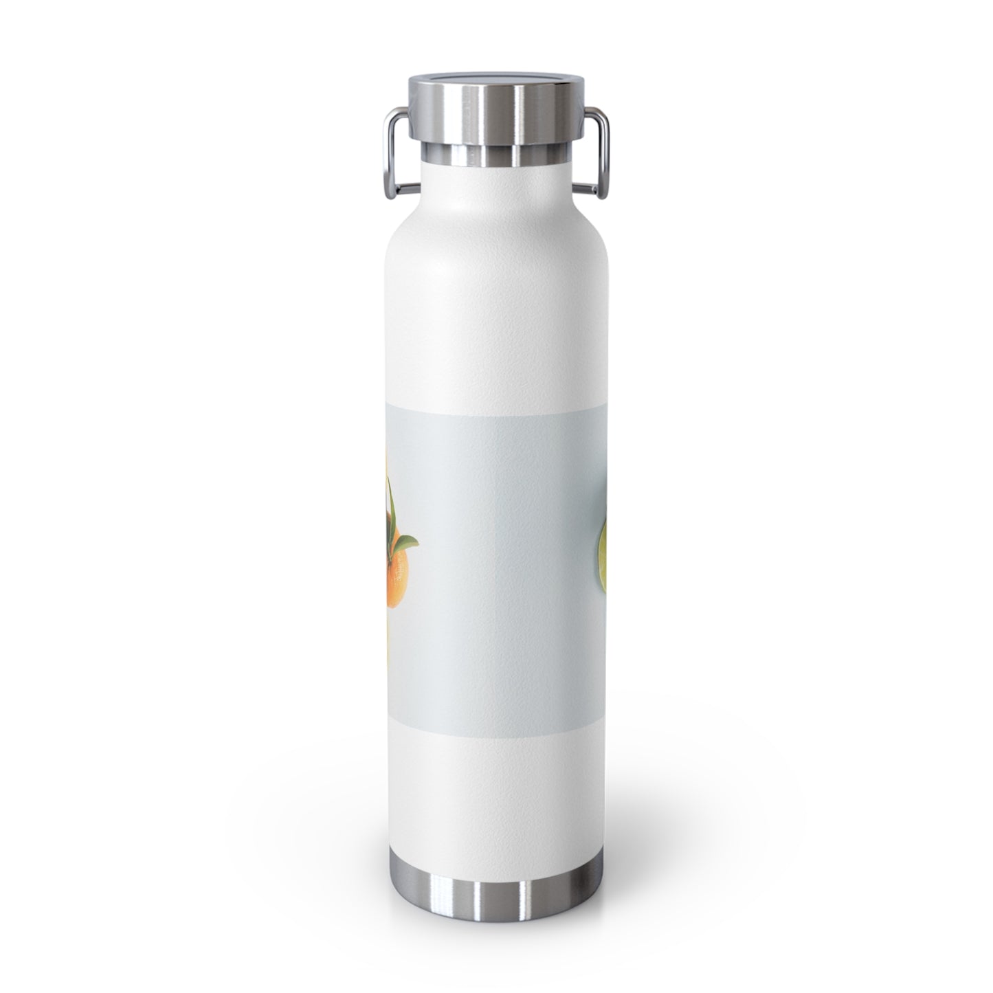 Citrus Splash Insulated Water Bottle - 22oz Copper Vacuum Flask