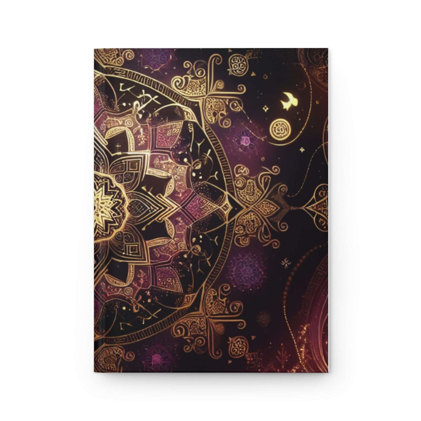 Mystical Gold Mandala Hardcover Journal | Perfect for Dreamers & Creatives