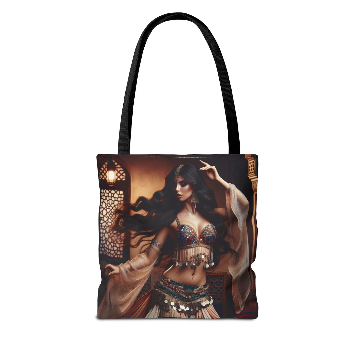 Bohemian Belly Dance Tote Bag - Stylish and Artistic Carryall for Festival Lovers