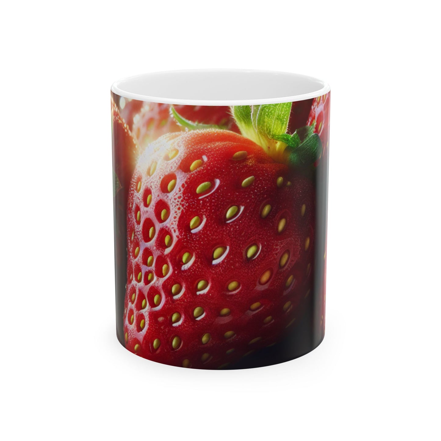 Fresh Strawberry Ceramic Mug - 11oz