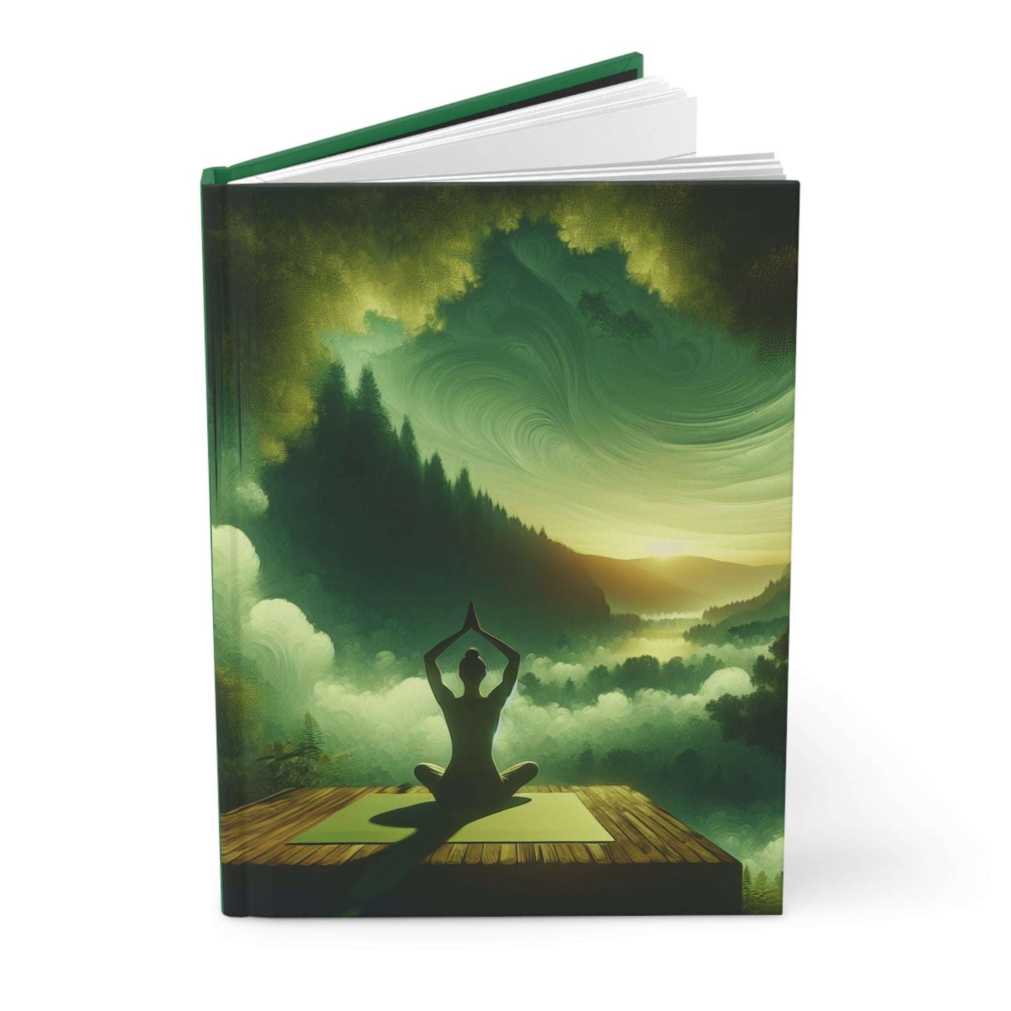 Zen-Inspired Hardcover Journal - Nature Serenity Design