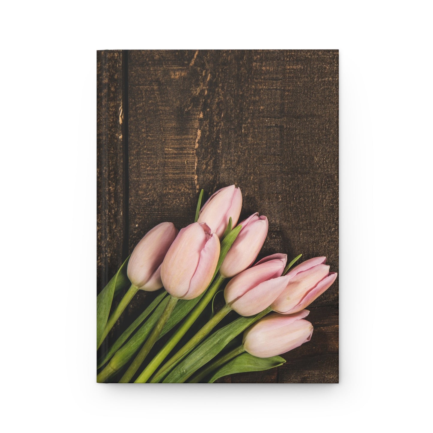 Elegant Floral Hardcover Journal - Matte Finish for Note-taking and Journaling