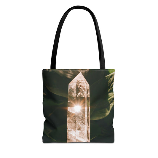 Crystal-Inspired Eco-Friendly Tote Bag for Nature Lovers