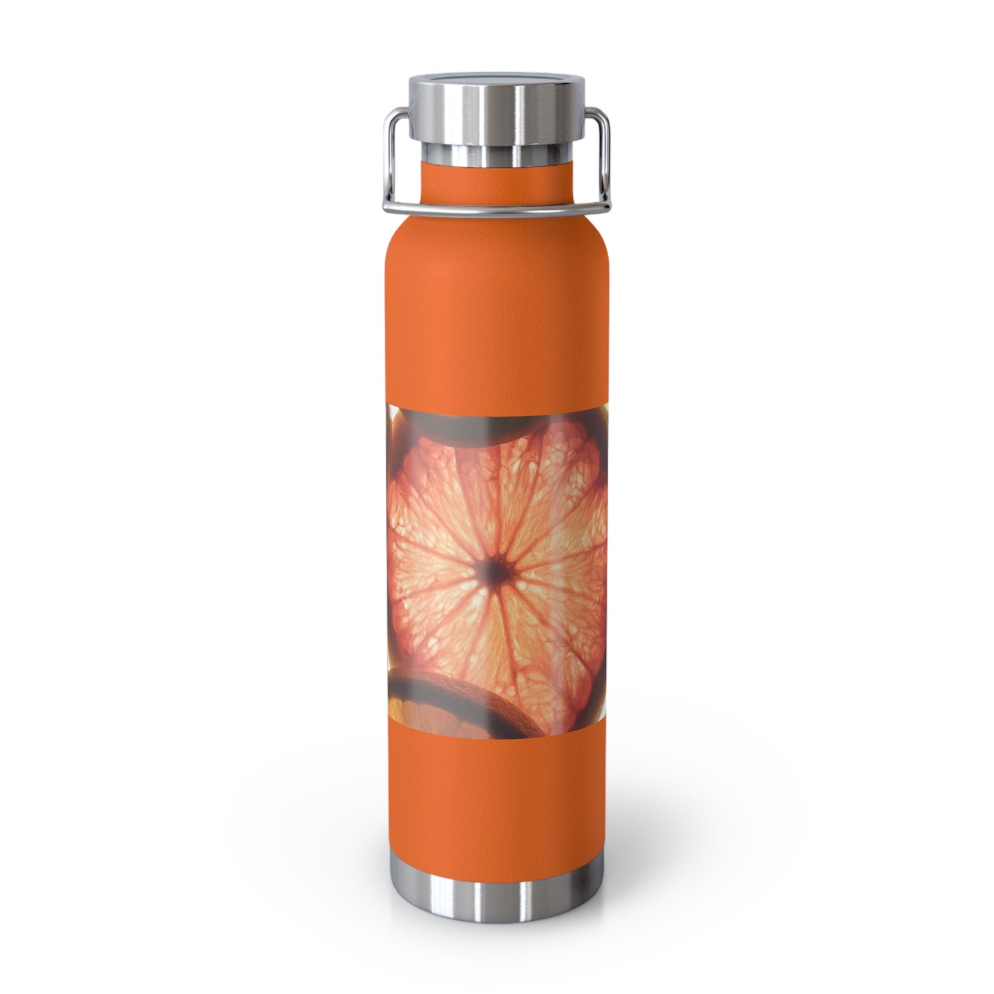 Citrus Slice Copper Insulated Water Bottle - 22oz