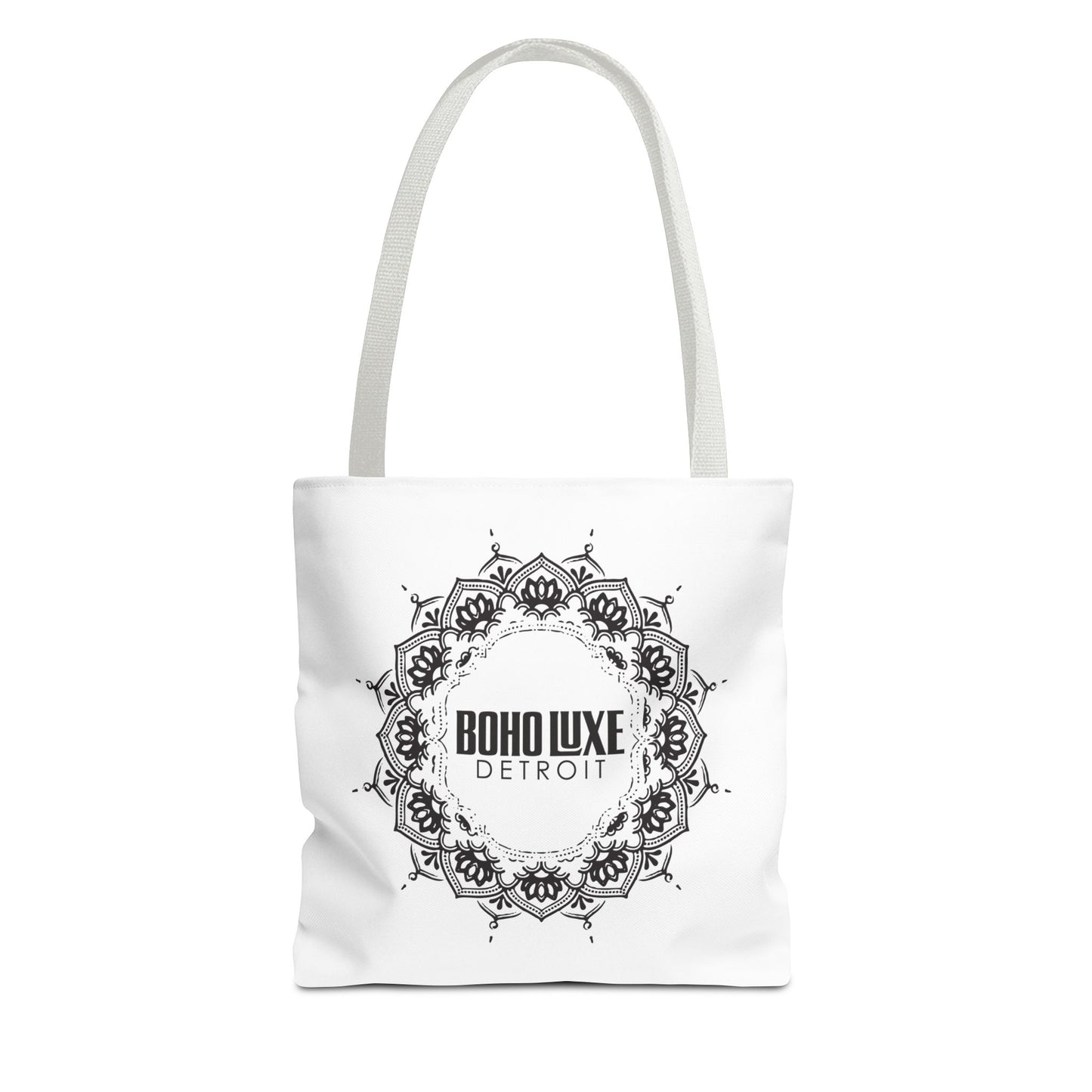 Boho Luxe Tote Bag - Stylish and Eco-Friendly Monochrome Design for Everyday Use