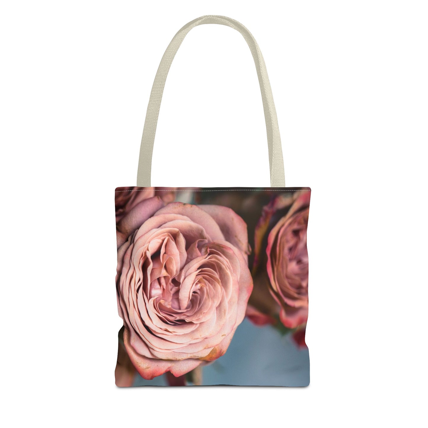 Elegant Floral Tote Bag - Vintage Rose Design for Everyday Use